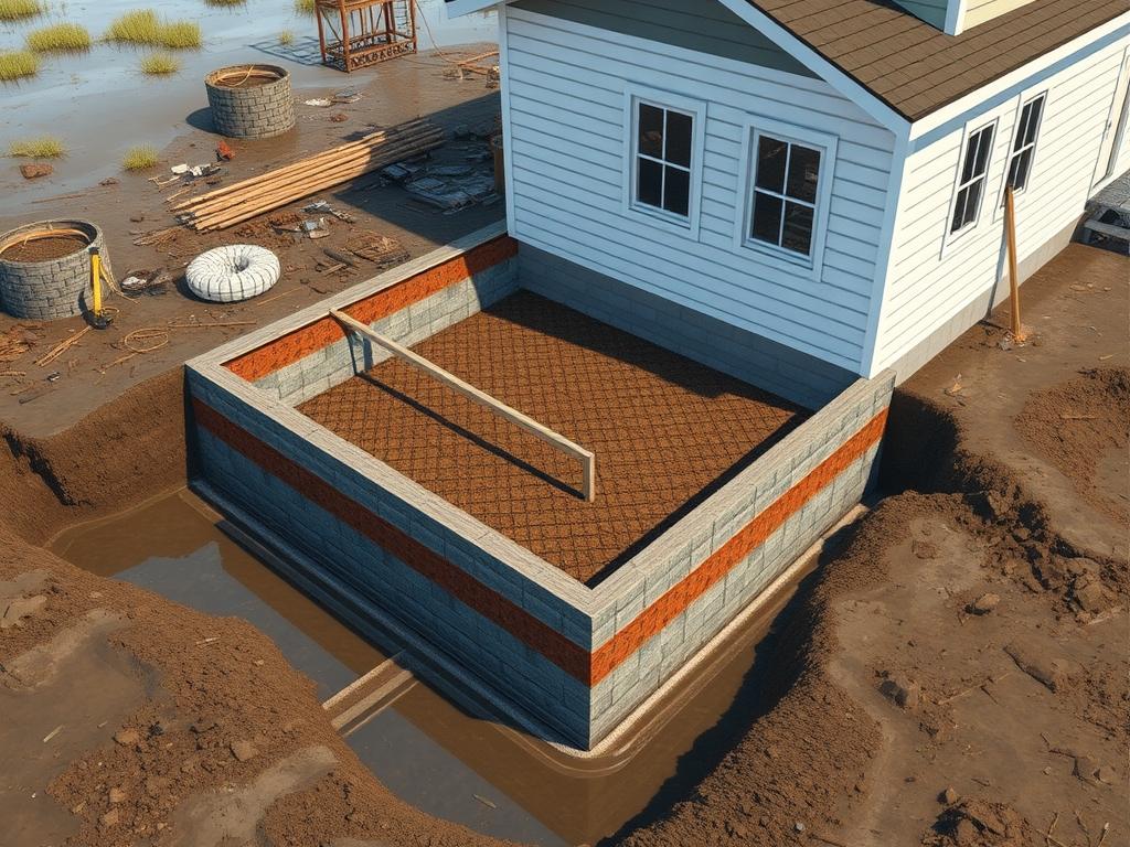 Fundamenty domu przy wysokim poziomie wód gruntowych: wybór, zabezpieczenia i typowe błędy do uniknięcia